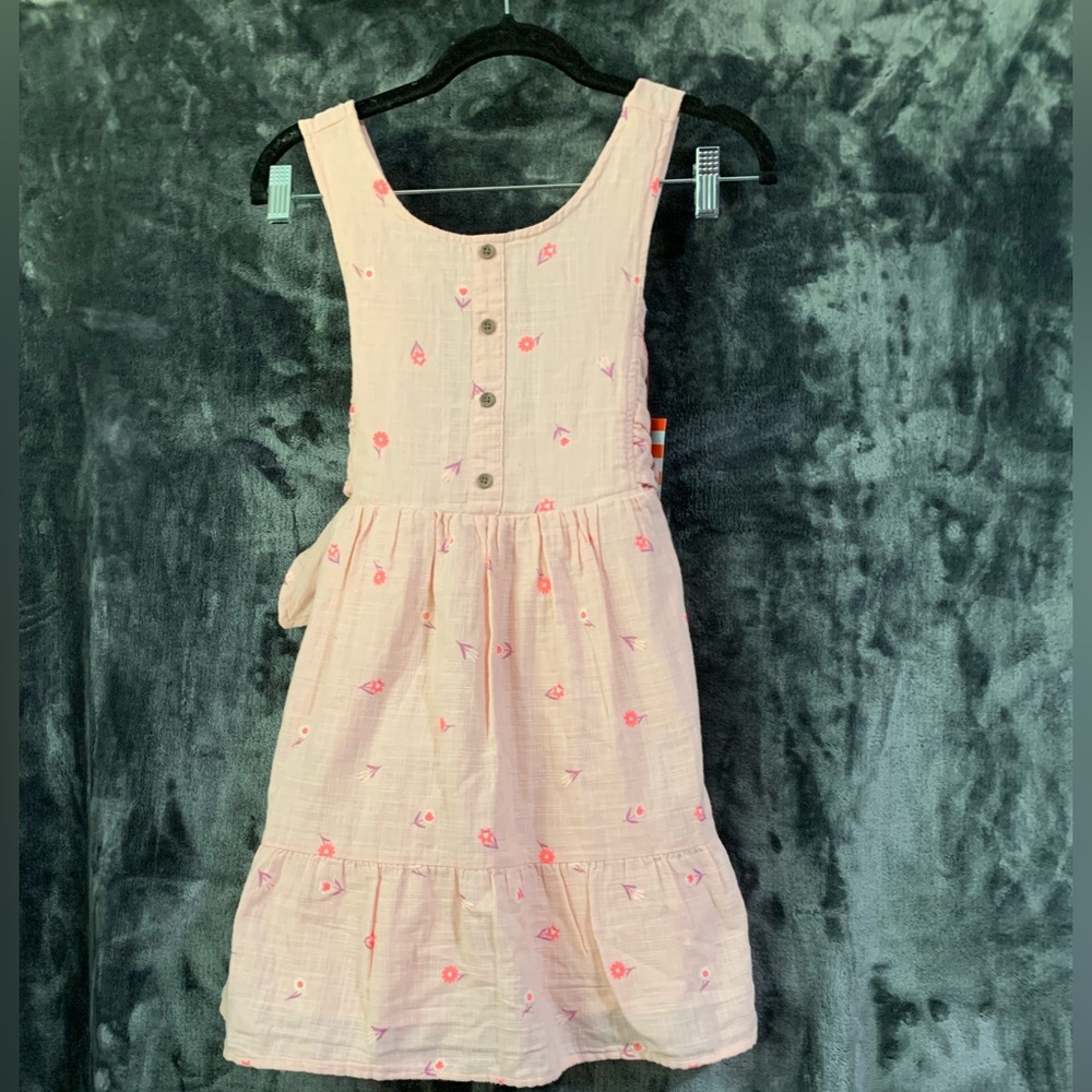 Cat & Jack Peach Summer Floral Dress 10/12 (L)